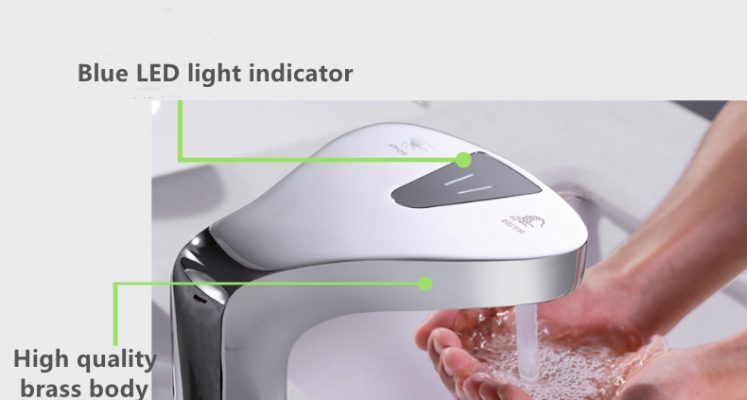 APPLICATION 2 in 1 integrated sensor faucet hand sanitizer dispenser soap dispenser SMIL Clean (5)