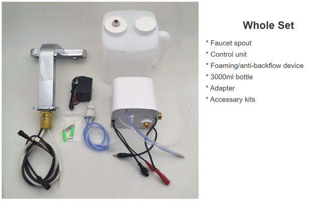 Commercial Dual Sensor Faucet&Soap Dispenser SMIL Clean SC-931 (2)
