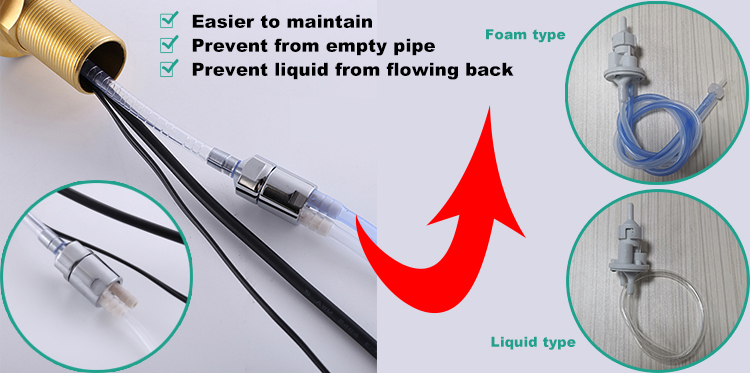 application-2 IN 1 Function Sensor Faucet Soap Dispenser-SMIL Clean SC-931 (2)