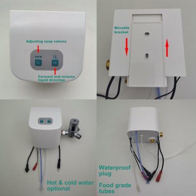application-2 IN 1 Function Sensor Faucet Soap Dispenser-SMIL Clean SC-931 (4)