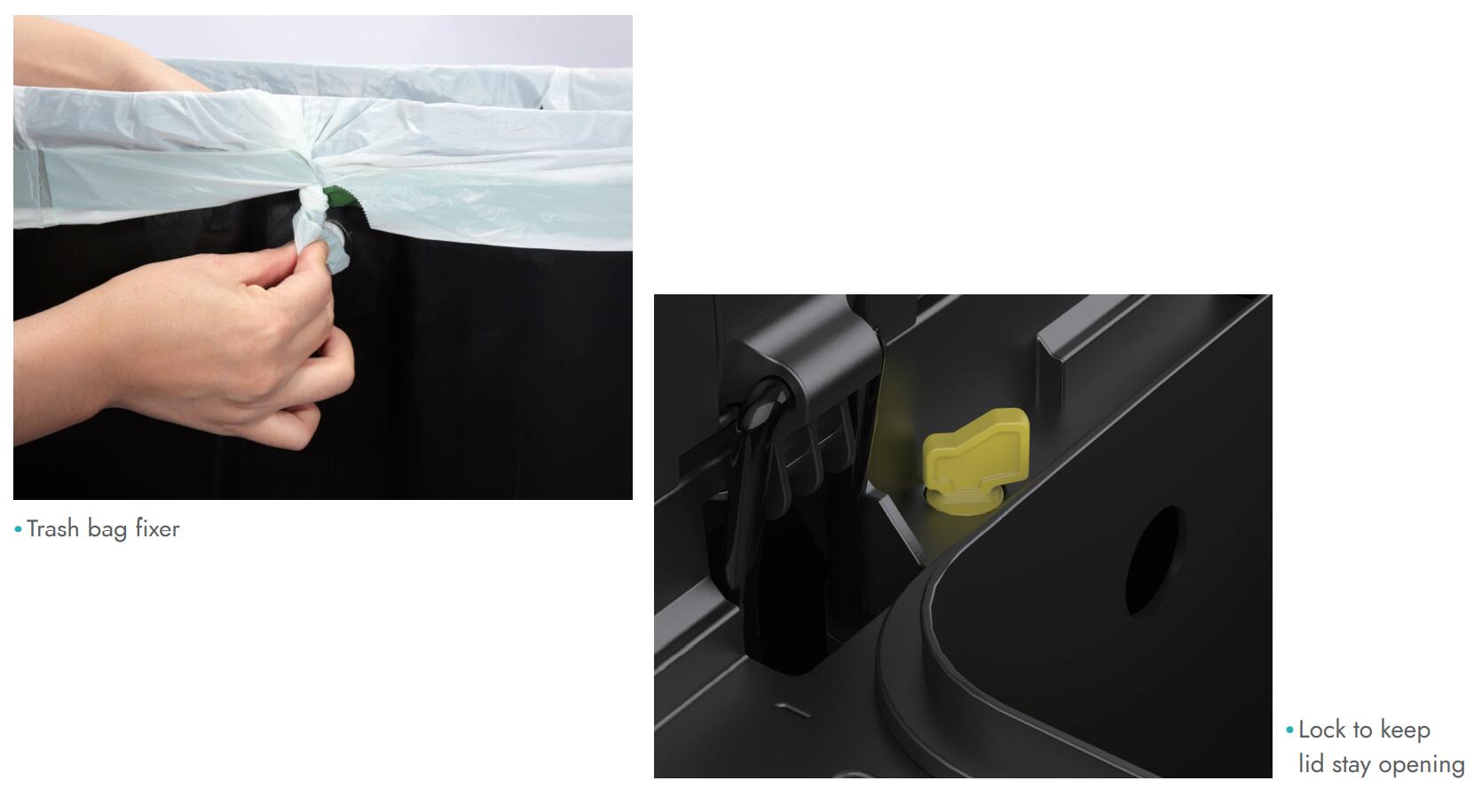 Stainless Steel 28L Waste Bin Waste Container Recycle Bin with Pedal