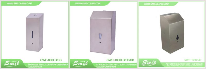 SMIL Stainless Steel Sensor Soap Dispenser